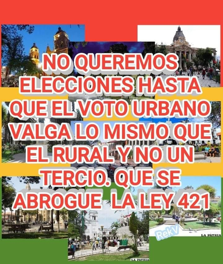 BoliviaLibre212's tweet photo. @edgarinvillegas Ni locos que estuviéramos para aceptar ir a elecciones con LA TRAMPA DEL MAS. El 2020 NO VAN A HABER ELECCIONES, para 2021 se debe #ABROGAR la ley 421 sí o sí. @edgarinvillegas cuántos meses estimas necesarios para subsanar el tema #escaños? y cómo sugerirías la distribución? https://t.co/INrgktuGoJ