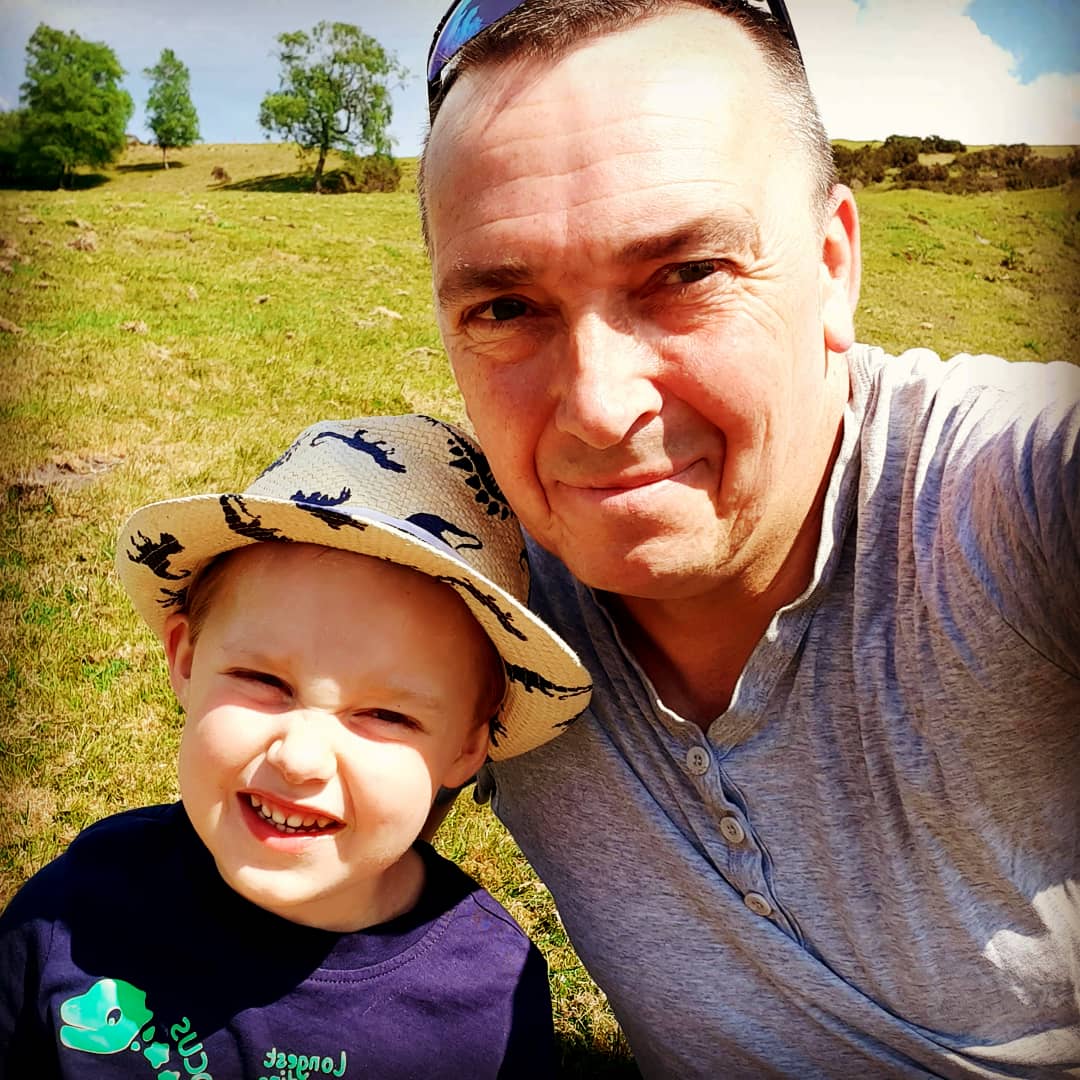 tsdpete's tweet image. Walk up the mountain with Ruari. #Senghenydd #FatherAndSon