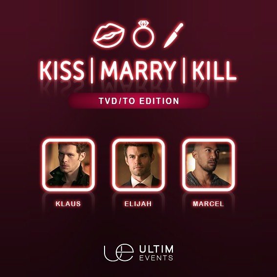 Kiss Marry Kill TVD/TO Edition by @ultimeventz.