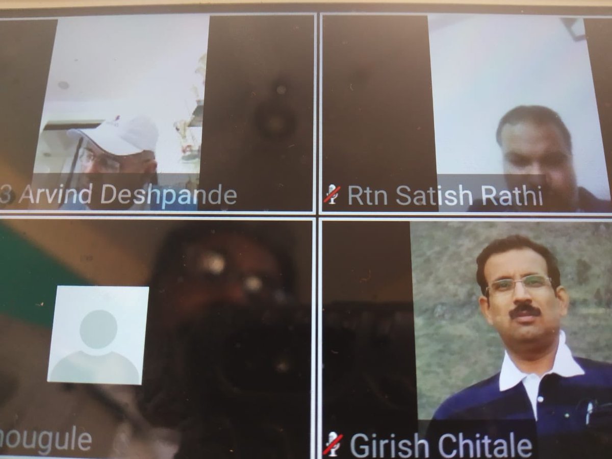 MahaChess's tweet photo. Innovating in times of COVID-19, we can be stuck at home but the Game of Chess must go on. 

We held our first online EC meeting with presence from district associations &amp; took core decisions to expand Chess in Maharashtra. 

Thank you all for cooperation. 
#ChessFirst https://t.co/F3t1lonP5z
