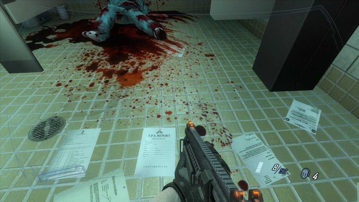 leedonel's tweet image. Looks like someone didn't put a cover sheet on the TPS report. There's only so much failing management will accept. #FEAR2 #OfficeSpace