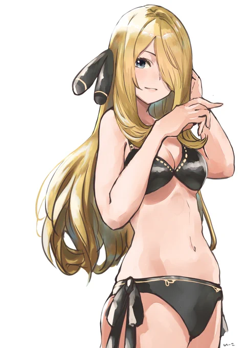 水着シロナさん(*'ω'*)!! 