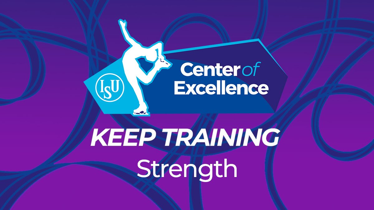 ISU Figure Skating's tweet "🏋️ Today on the "Keep Training" series we