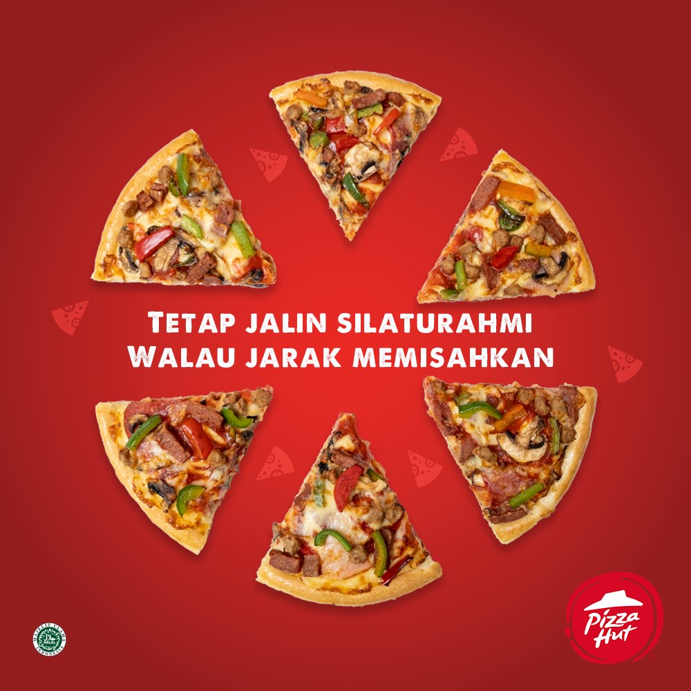 Pizza_HutID's tweet photo. Walau ada jarak memisahkan, mari tetap jalin silaturahmi. Pizza Hut selalu bisa hadir untuk menghangatkan kebersamaan. Mari kita saling jaga dengan #DiRumahAja & tetap menjaga jarak, stay safe ya!
Pesan menu Pizza Hut favoritmu melalui TakeAway atau Delivery.
#HutSafe #HutCares https://t.co/jiTvrOTvvL