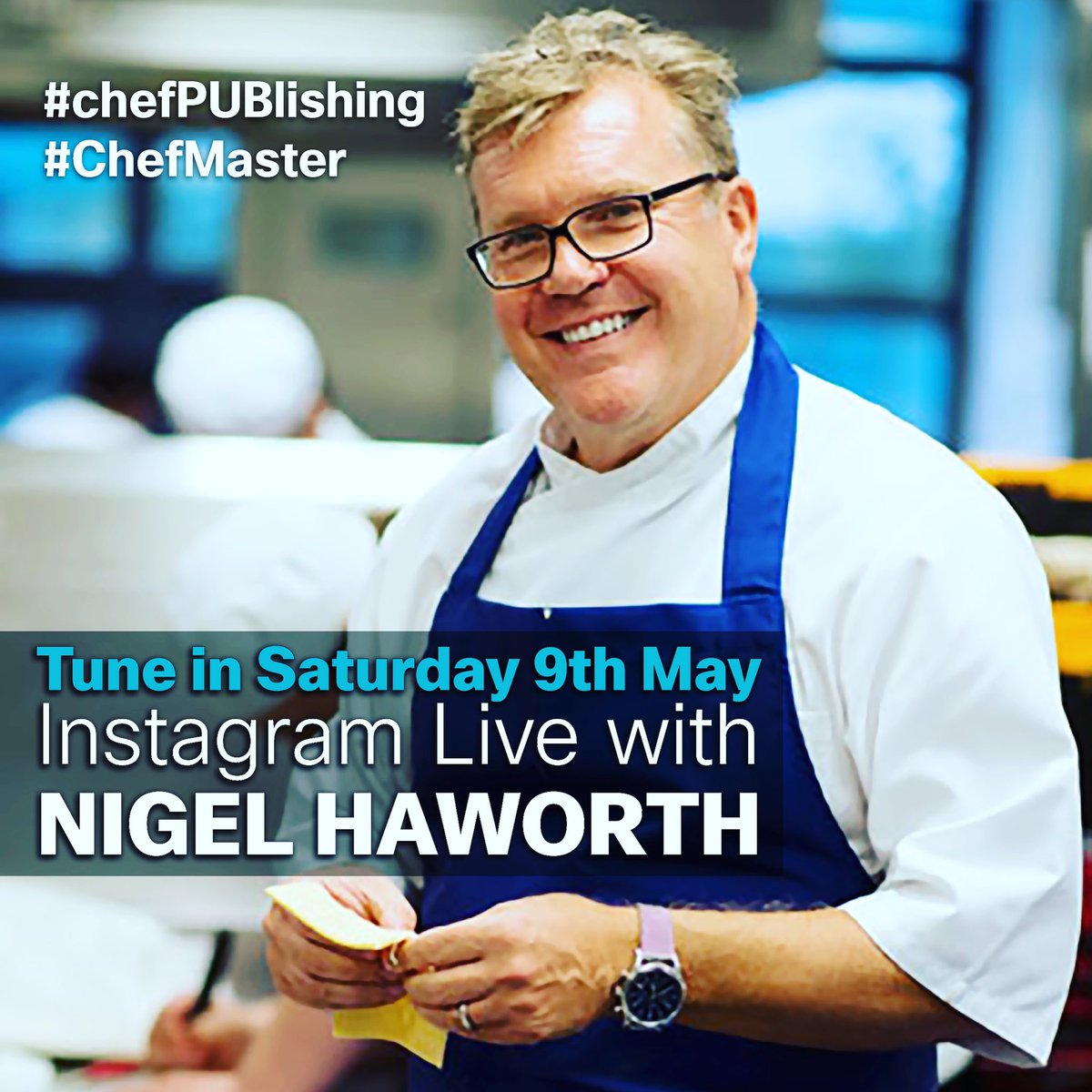 chefpublishing's tweet image. Join us on Instagram Live tonight Saturday 6pm for drinks and chat with Nigel Haworth. 
And the next round of #ChefMaster #ChefPUBlishing