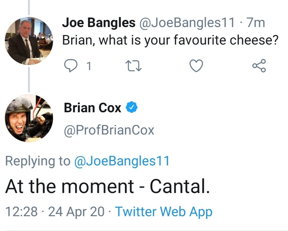 If you want to know the favourite cheeses of Lords, Ladies, Comedians, Writers, Chefs, Cosmologists, Actors and more, you've come to the right place! @Lord_Sugar  @JohnCleese  @afneil  @ProfBrianCox