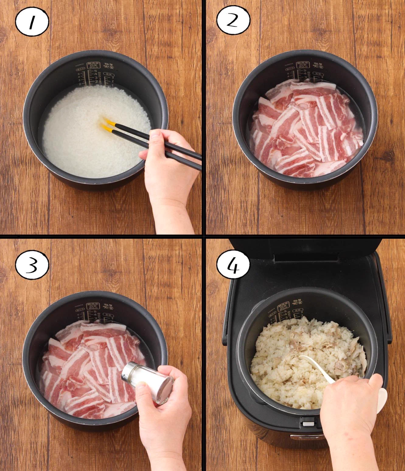 お米に豚バラ肉の甘みが！超簡単に作れる「至福のバラ飯」のレシピ！