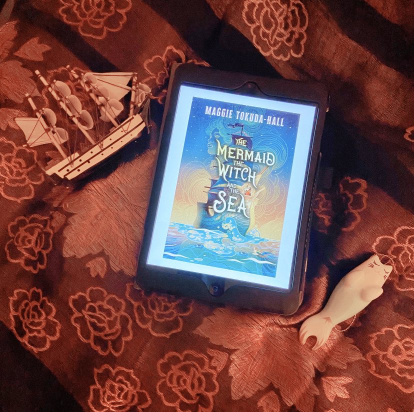 Book #4 for  #asianreadathon: The Mermaid, the Witch, and the Sea, by Maggie Tokuda-Hall.  I don’t have the words to describe what a breathlessly splendid story this is. I read a library copy but I’m going to buy one for myself; I want to own this heartbreaking, enchanting book.