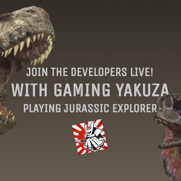 JurassicExplore's tweet photo. Join us in around 10 hours from this post (9pm CEST) with a Livestream of Jurassic Explorer on Gaming Yakuza's Youtube Channel.

https://t.co/XRuYiIuqOe https://t.co/MX0lEcU7oT