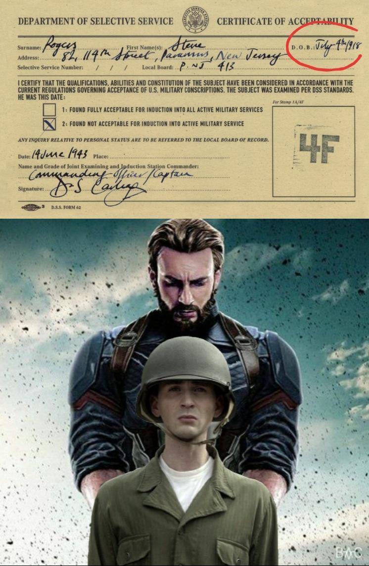 "I can do this all day"

🇺🇸 New to character not to MCU rp
🇺🇸 Ships Chem only no NSFW and don't be pushy
🇺🇸Flexibility with anyone from other universes and oc but prefer rp with MCU characters
🇺🇸 Younger Steve like pre civil war time but flexible with any time period