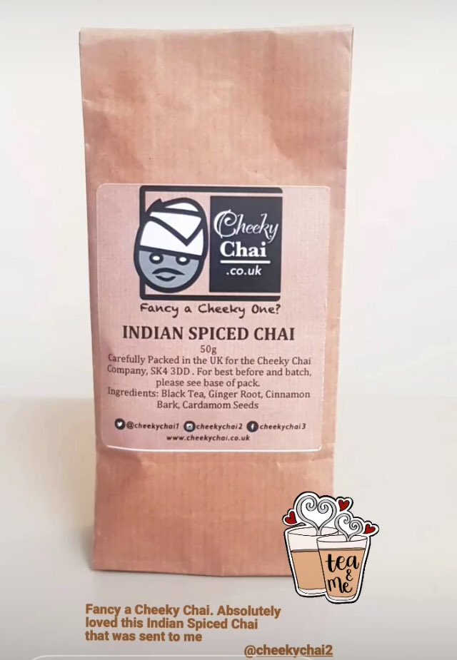 CheekyChai1's tweet photo. We Love Tea! Order your online Teas! ☕️❤️https://t.co/hR4DcMLgk9 #Manchester #stockport #teahead #teadrunk #looseleaftea
#teaenthusiast #teafreak  #teatuesday #teablog #teablogger #tealog #teapeople #teaaddict
#tealifestyle #organictea #tealovers #teahour https://t.co/sd98aSHWBW