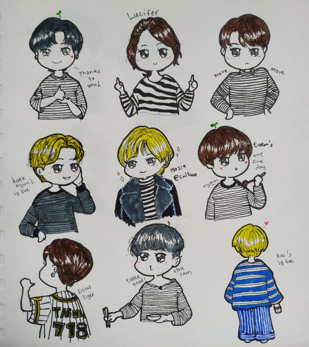 SM: the name of your concert is 'Never Gonna Dance Again'6v6: okSM: you can Never Wear Striped Shirts Again6v6:  #SHINee  #태민  #TAEMIN  #テミン