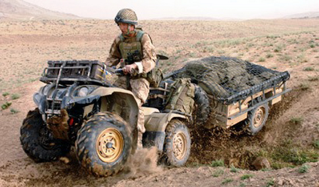 Quad bikes, on the other hand, can tow trailers with significant loads and although driving quad bikes off-road safely, is far from a trivial task, they do seem to have displaced motorcycles in most forces, the UK no exception./6
