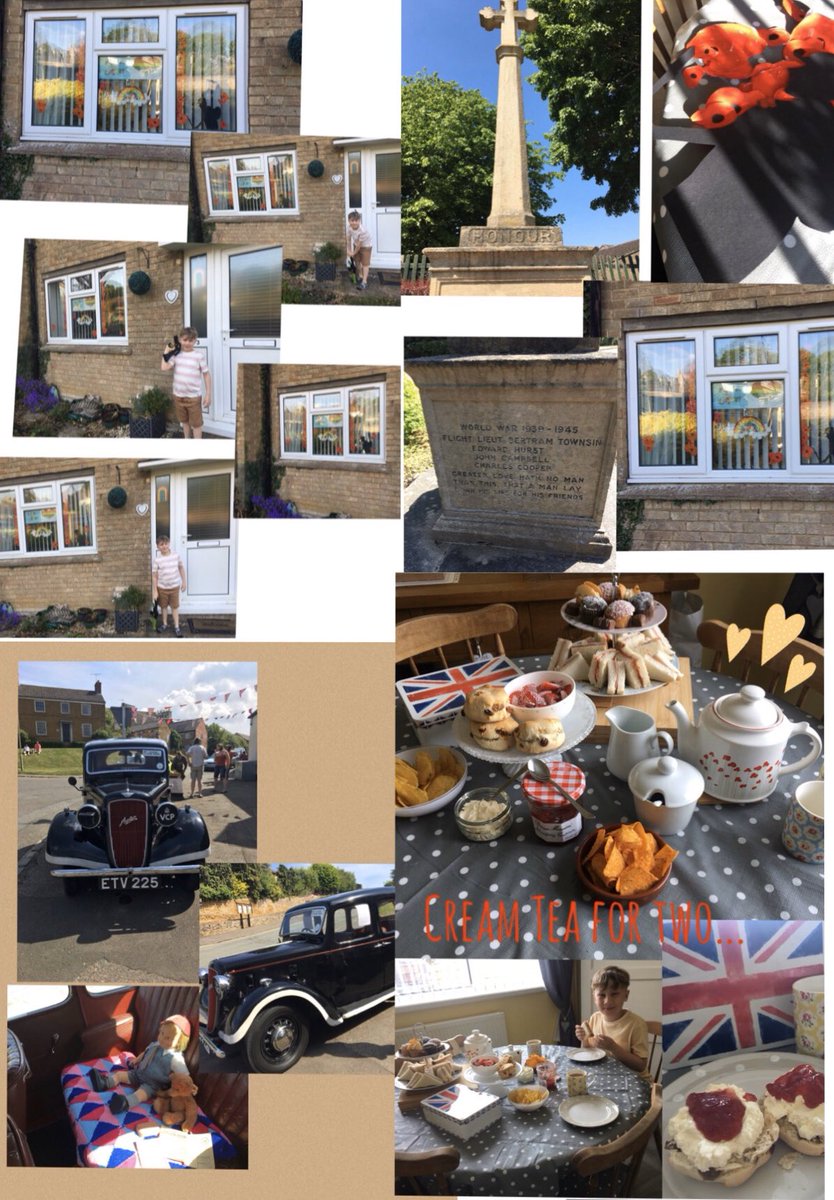 VE Decorations &amp; obligatory scones!  <a href="/CottinghamCofE/">Cottingham CofE</a>