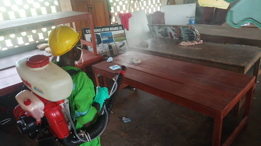 Catholic Special Vocational School,Fijai-Takoradi disinfected and fumigated by zoomlion.
#Zoomlion
@ZoomlionLtd
@joyonlineghana
@NAkufoAddo
@MBawumia
@Citi973