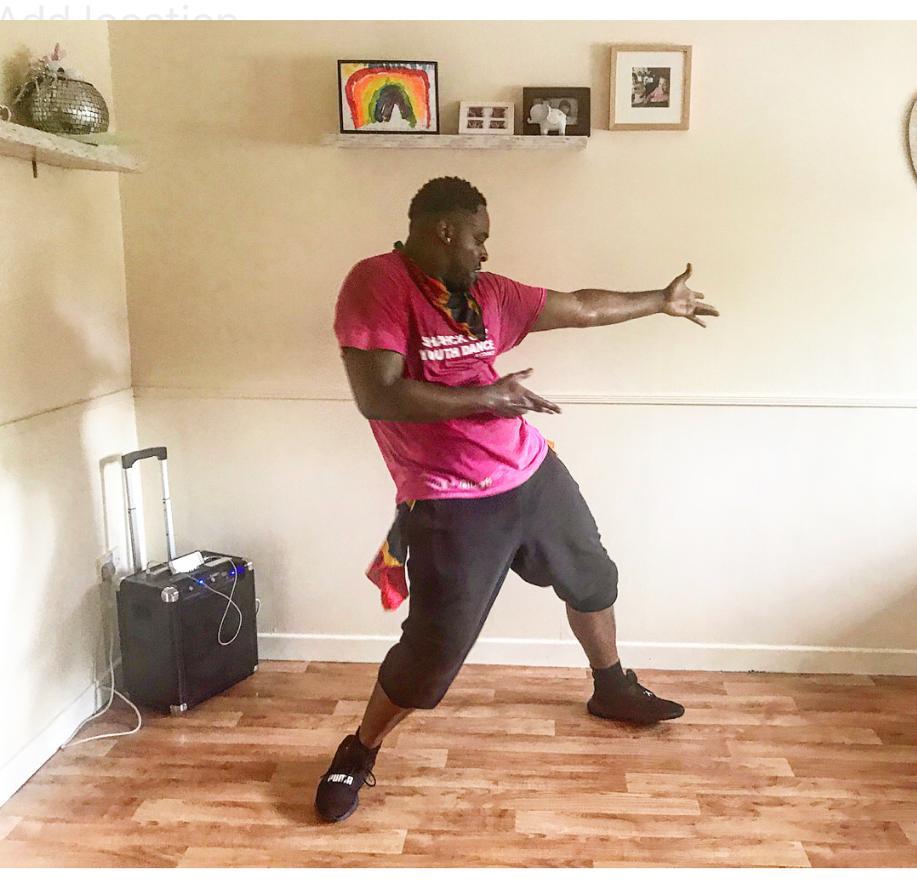 RJCDance's tweet image. Nillanthie is warming up and getting ready to make you MOVE in this awesome RJC Dance Mash Up dance and fitness session. Don’t miss it, at 11am on Facebook Live 🔥 🔥 🔥  #onlinedanceclasses #onlineclasses #leeds