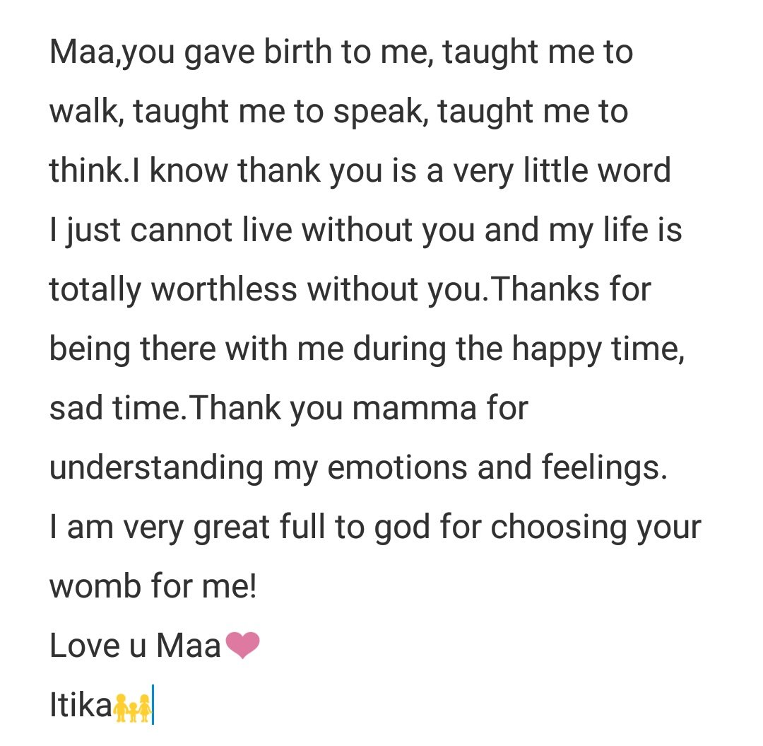 ItikaNaik10's tweet image. @mamaearthindia. 
#MothersDay #ContestAlert #DocsApp #MothersDay2020