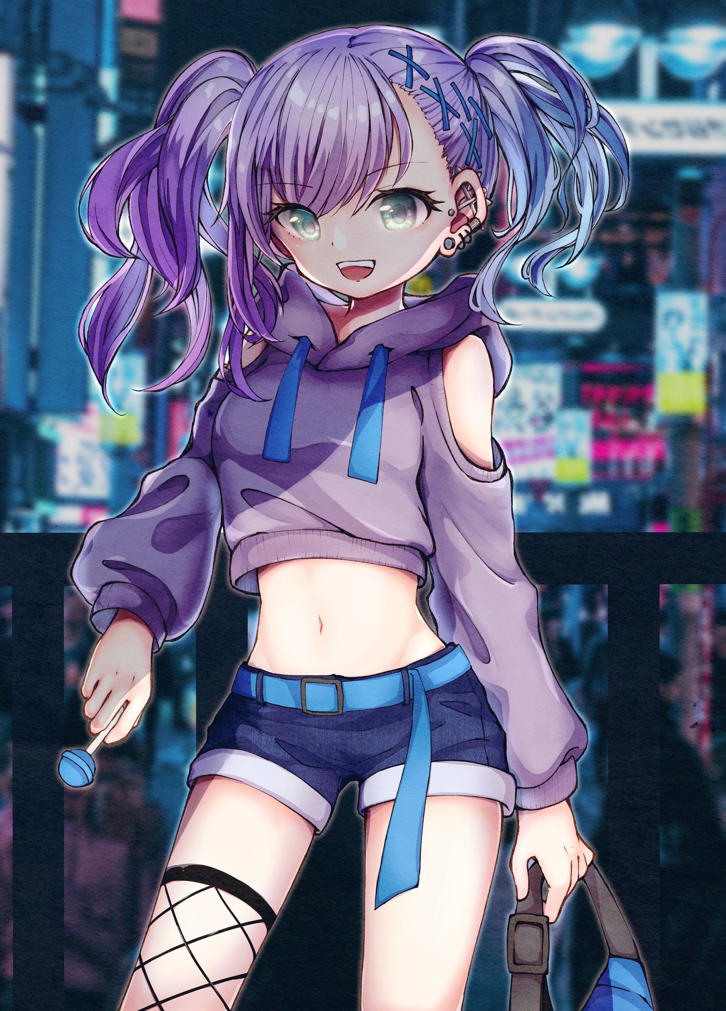 いなみ ピアスのあの子 オリジナルイラスト 創作 いなみ ピアスのあの子 オリジナルイラスト 創作