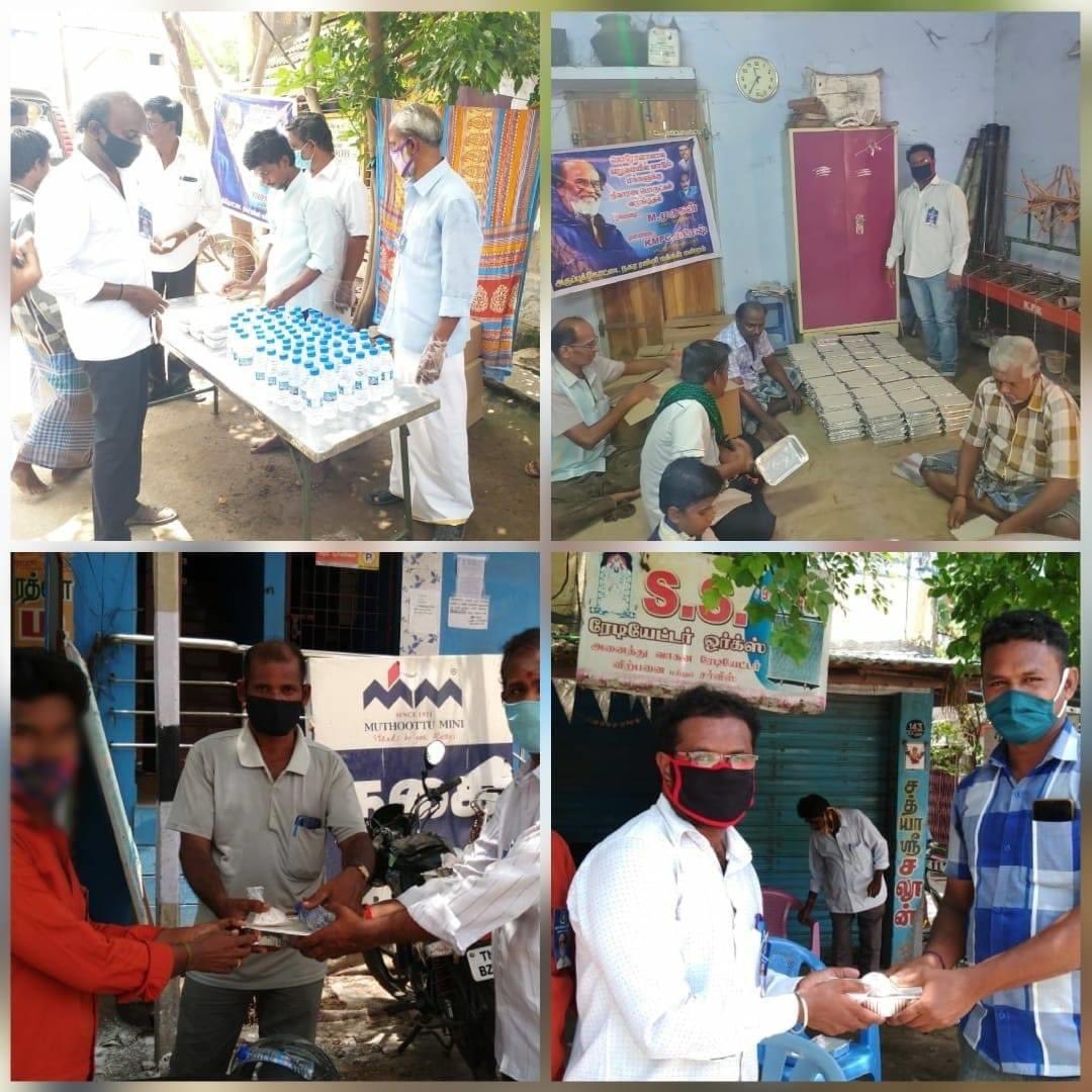 RmmYouthGuild's tweet photo. விருதுநகர் மாவட்ட ரஜினி மக்கள் மன்றத்தின் சார்பில் நேற்று
அருப்புக்கோட்டை - புளியம்பட்டி, திரு நகரம் ஆகிய இடங்களில் உள்ள பொது மக்கள், காவல்துறை மற்றும் தன்னார்வத் தொண்டு செய்பவர்கள் என மொத்தம் 600 நபர்களுக்கு மதிய உணவு வழங்கப்பட்டது.

#RMMYouthGuild 
#RMMforthepeople https://t.co/aVNgc6cdLh
