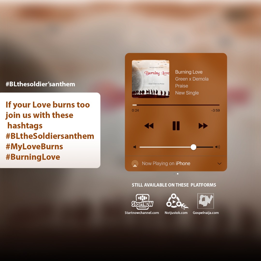 GreeNation18's tweet photo. Disclaimer
 Burning Love is not a Song, it is a desire placed on sounds that men altars keep burning oh! 
  
It is a Reminder to examine yourselves if you're still in Faith and still on your First Love Zeal

Any other Purpose is an Addition 
1 Corinthians 1:18 
#Burninglove https://t.co/Csau7jVzwH