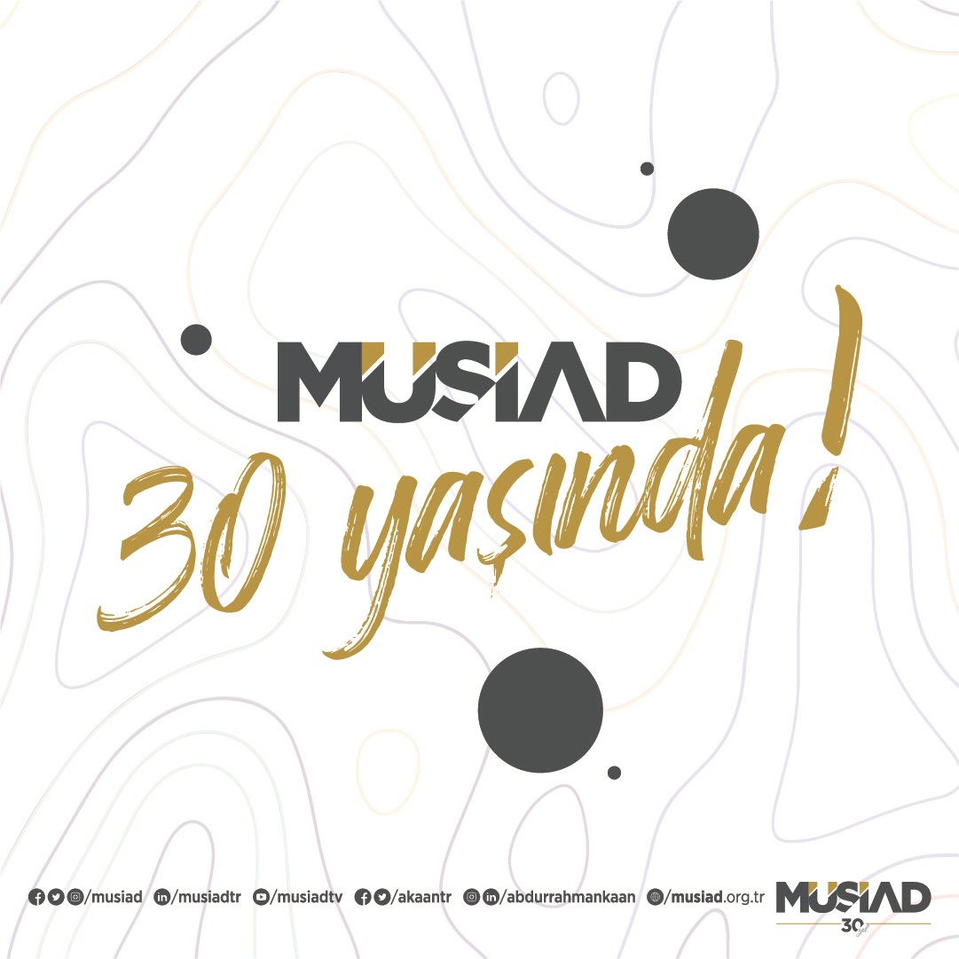 AKaanTR's tweet photo. 9 Mayıs 1990 yılında, memleket sevdalısı 12 genç iş insanı tarafından kurulan MÜSİAD, bugün 30’uncu yılını kutluyor. #MÜSİAD30Yaşında https://t.co/eFgwtAvvbh