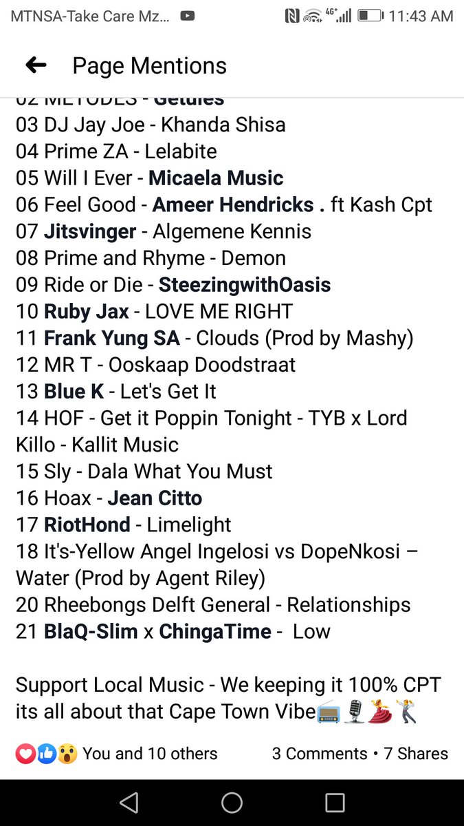 RiotHond's tweet photo. S/O to @Bushradio all da way in #CapeTown ๐ณ for still blazing #LimeLight ๐ถ on their awesome station ๐ป this song is Gospel to me so I'm glad someone finds it Dope. ๐๐
"My luck was down, ek was iemand wat sukkel." #FaceBookBuzz ๐ง #MyLewesInDieLimeLight โ๏ธ๐ผ๐ฅ https://t.co/oB9ZbP89Ds
