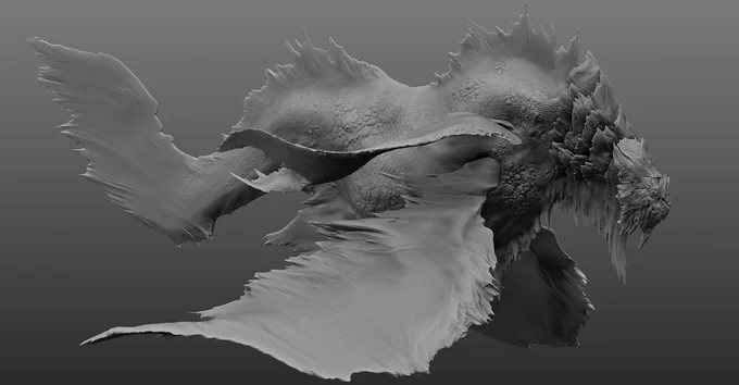 image sketch  

だいぶ変わったけど、スカルプトも良い感じに進んだ

#zbrush #ZBrushAtHome #3DCG 