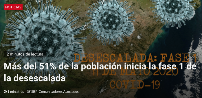SoloBuen's tweet photo. El lunes se inicia la desescalada por zonas en España
¿Dónde? ¿Qué puedes hacer y qué no?

Te lo contamos aquí 👇
https://t.co/RQzdp9buZ5

#Covid_19 #COVID #Fase1 #InformarSinAlarmar #SoloBuenPeriodismo #ResponsabilidadSocial #SBP_CA https://t.co/gD6TXAMaBX