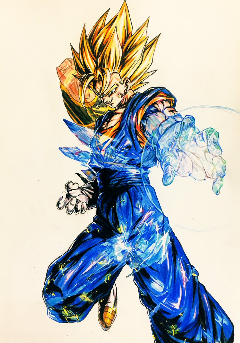 ドラゴンボール 今日はここまでにします O O 超ベジット レジェンズ 色鉛筆 ドラ ダインのイラスト