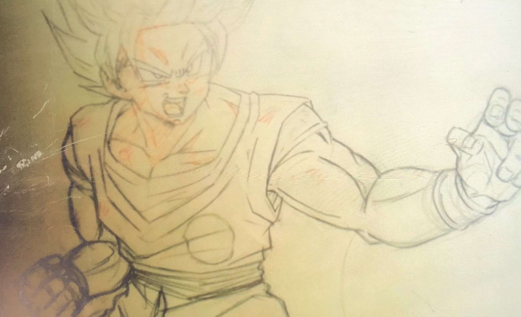 信実節子 悟空の日 ドラゴンボール超 修正原画 何話だったっけ パート作監少ししました 不鮮明な写真ですが