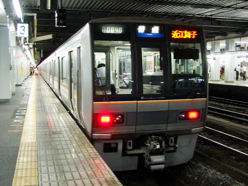 207系の湖西線運用 京都線から湖西線近江舞子までの直通列車 つい最近