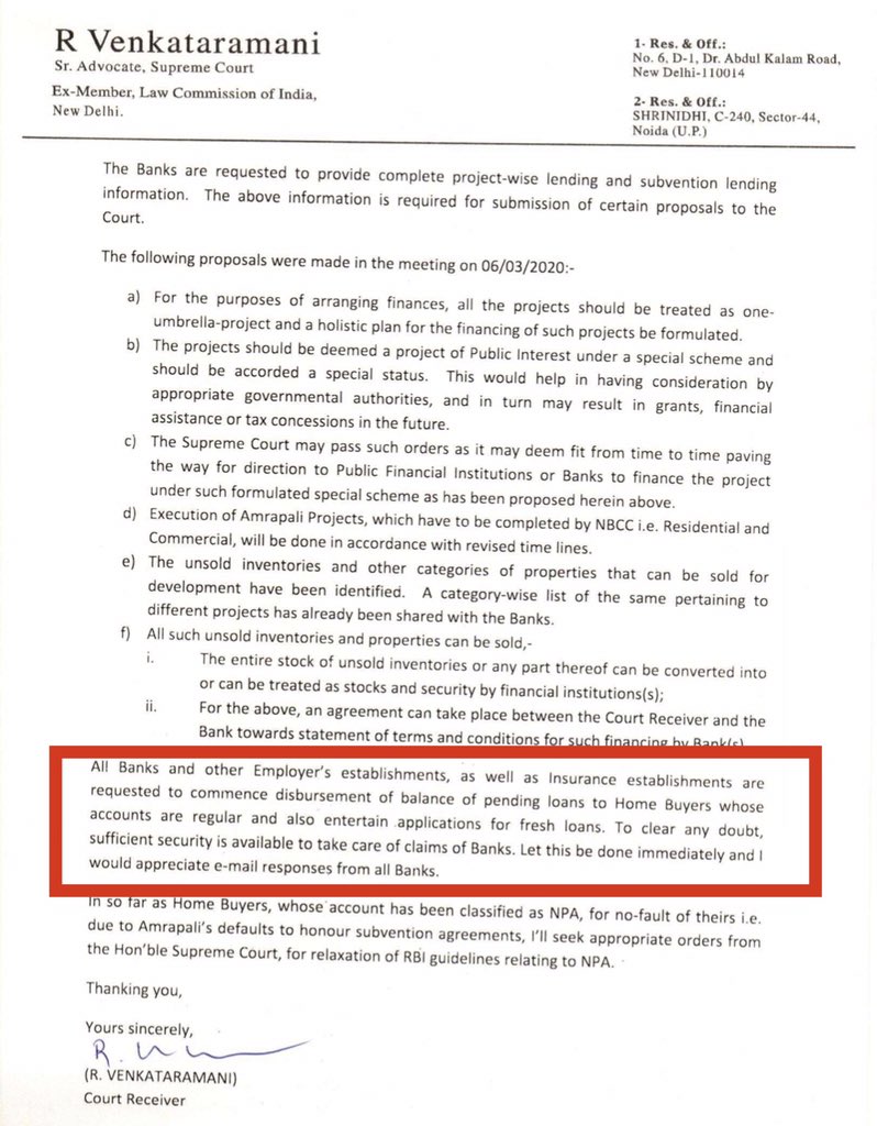 amitguptaHR's tweet photo. Hon’ble Min Shri @HardeepSPuri Ji. SC has directed #Amrapali buyers to deposit their outstanding by 15th June. Banks are not disbursing their pending sanction amount even to regular accounts. Ld. Receiver has also requested the same as banks are reluctant. Kindly intervene pls. https://t.co/HG6UI9IjCN