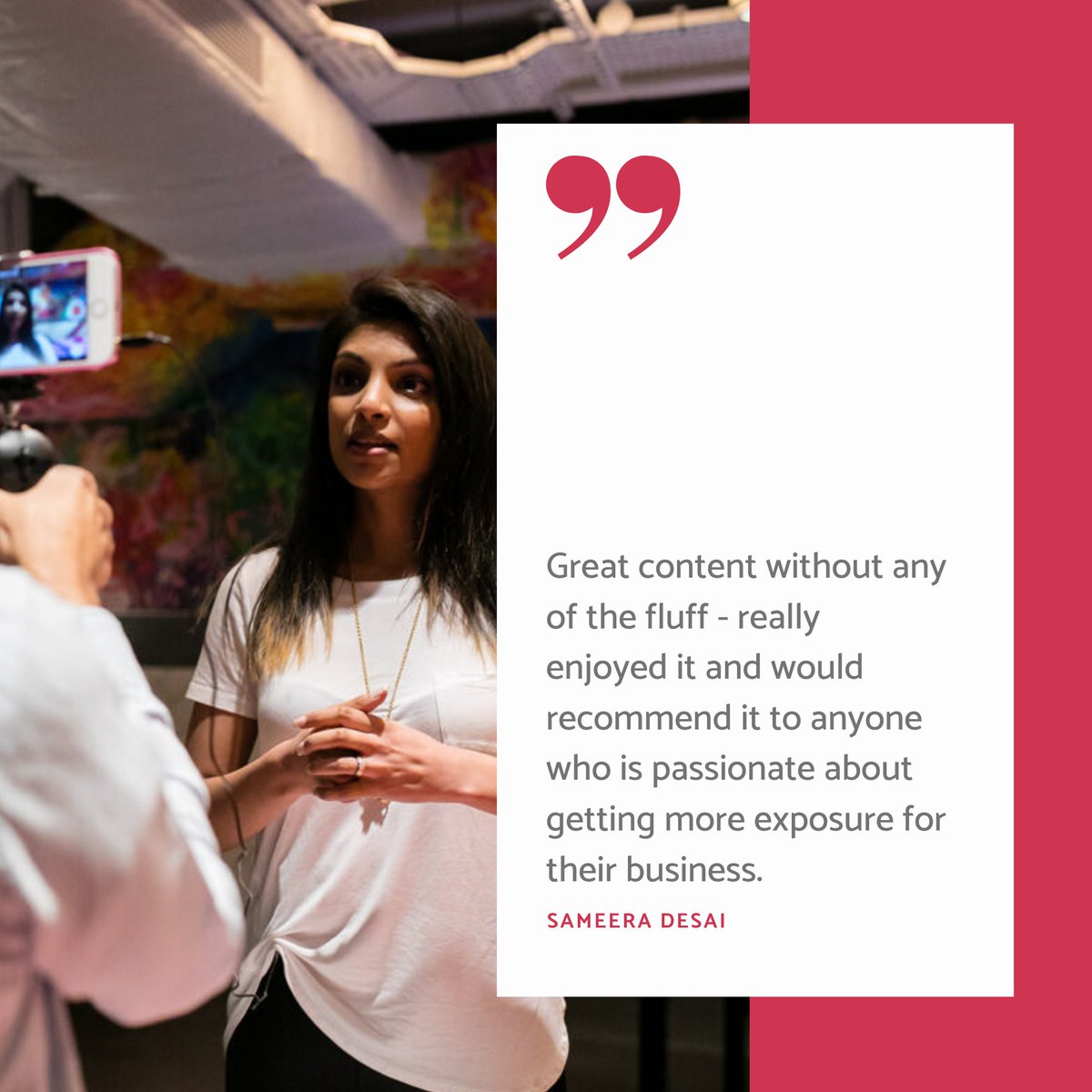 wearegetdigital's tweet photo. We love to keep it simple! We carefully craft our workshops to make them as simple as possible to follow and to suit all levels. It's great so see business owners like Sameera find the content beneficial!

#testimonials #digitalmarketing #socialmediastrategy https://t.co/qswS03Mhzz