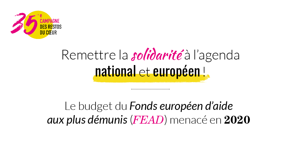 Le soutien de l’UE c'est 1/3 des repas distribués aux plus démunis en France. L’Europe doit s’engager encore plus fortement pour lutter contre la pauvreté : la crise sociale est déjà là et ses conséquences sont désastreuses
<a href="/CharlesMichel/">Charles Michel</a> <a href="/UEFrance/">Commission européenne 🇪🇺</a> <a href="/Europarl_FR/">Parlement européen en France</a> #journeedeleurope