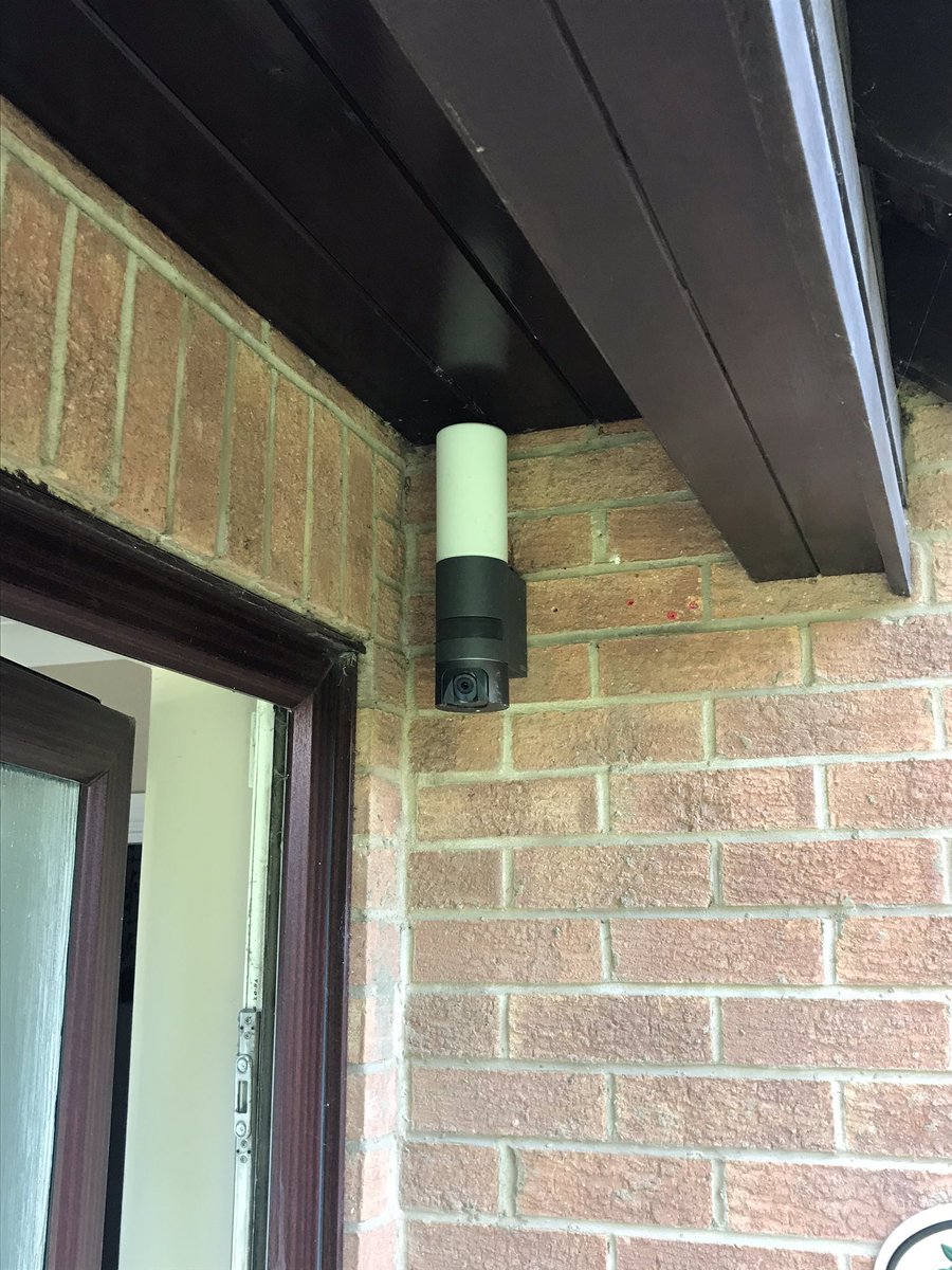 The stienal cam can replace an exsisting out side light and the camera links to your WiFi and can be viewed remotely very simple