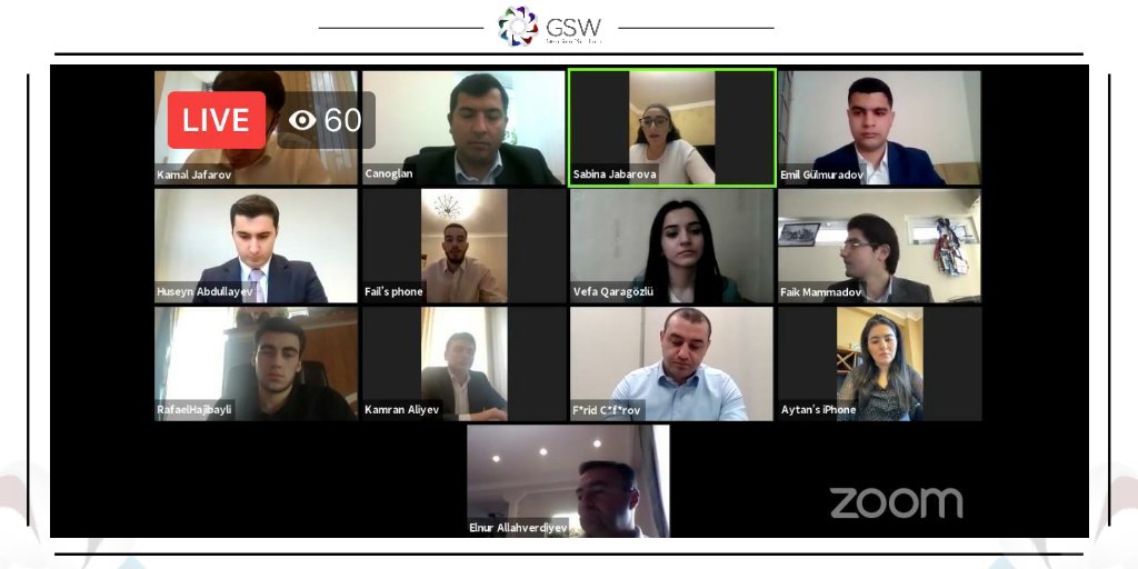 greatsilkway's tweet photo. President of "Great Silk Way" International Youth Union participated Online conference on the theme “Activity of youth organizations and volunteering” together with member of Azerbaijani Parliament.
#gswyouth #gsw #greatsilkway #gswiyu #azerbaijan #youth https://t.co/W31uY1iOj4