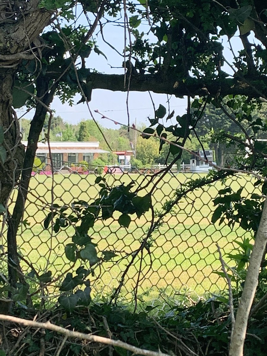 androosd's tweet photo. Week 2 of my tour of our B&amp;D opponents - first stop, @FrenchayCC It’s on lockdown, but from what I can see its probably the driest the outfield has been in May for years. https://t.co/U2aKlD2xKr