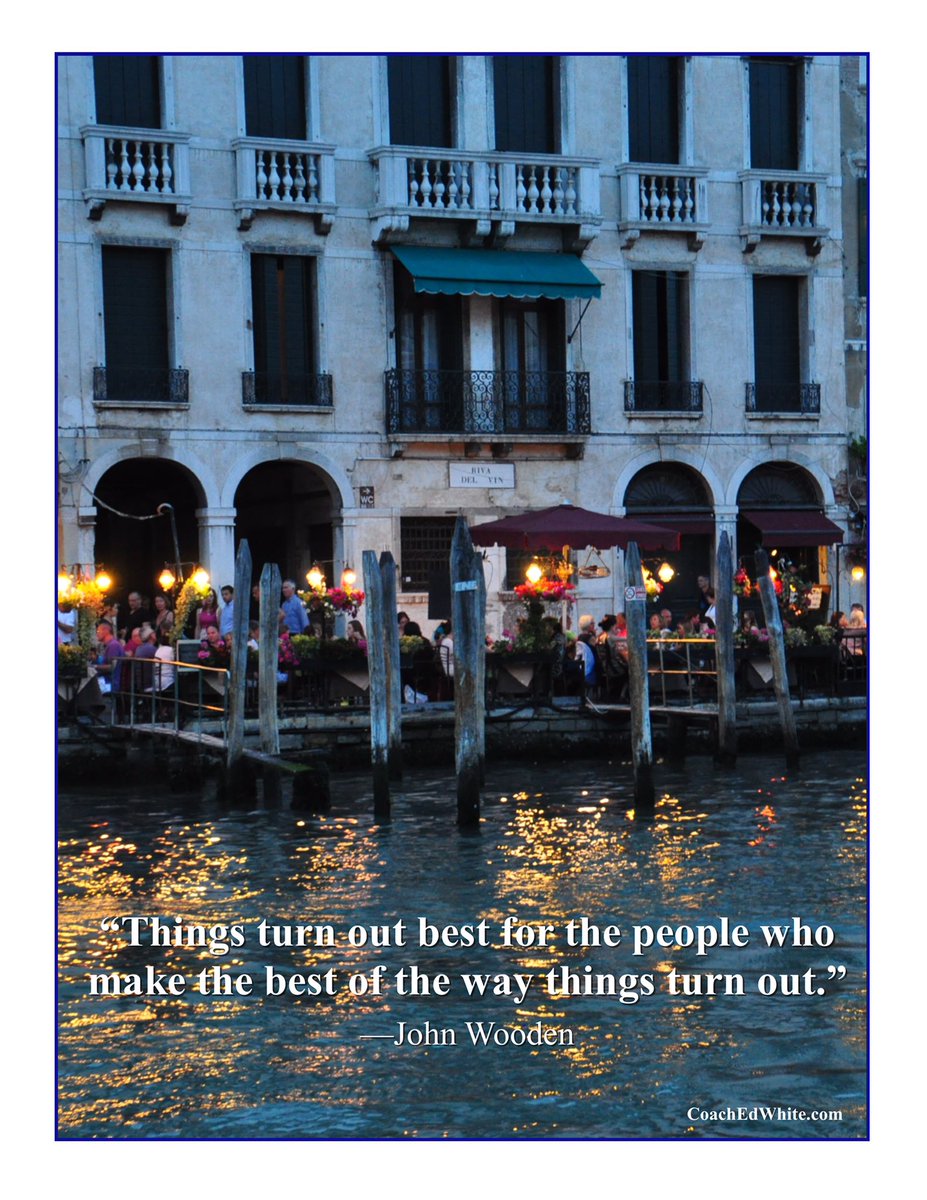 EdWhiteInNJ's tweet photo. Things turn out best for the people who make the best of the way things turn out....  choose to make today a great day!

#makeitagreatday #dailyinspiration #inspirationalquotes #positivevibes #inspirationalquotesoftheday #level10 https://t.co/Ucq3P8uoSX