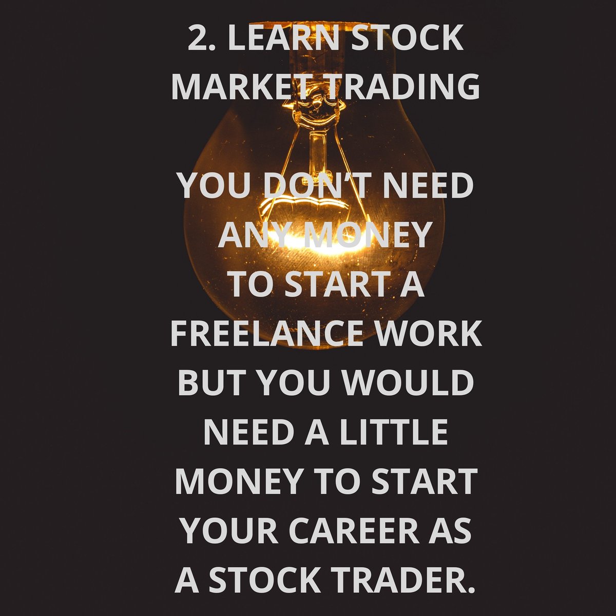 MakeMon57109377's tweet photo. 2.Learn Stock Market Trading

trading #millionairemindset #india #binaryoptions #getpaid #earnonline #howtoearnmoney #crypto #earnfromhome #instagram #earnmoneyfast #investor #finance #forextrading #earning https://t.co/dem8LjgD8F