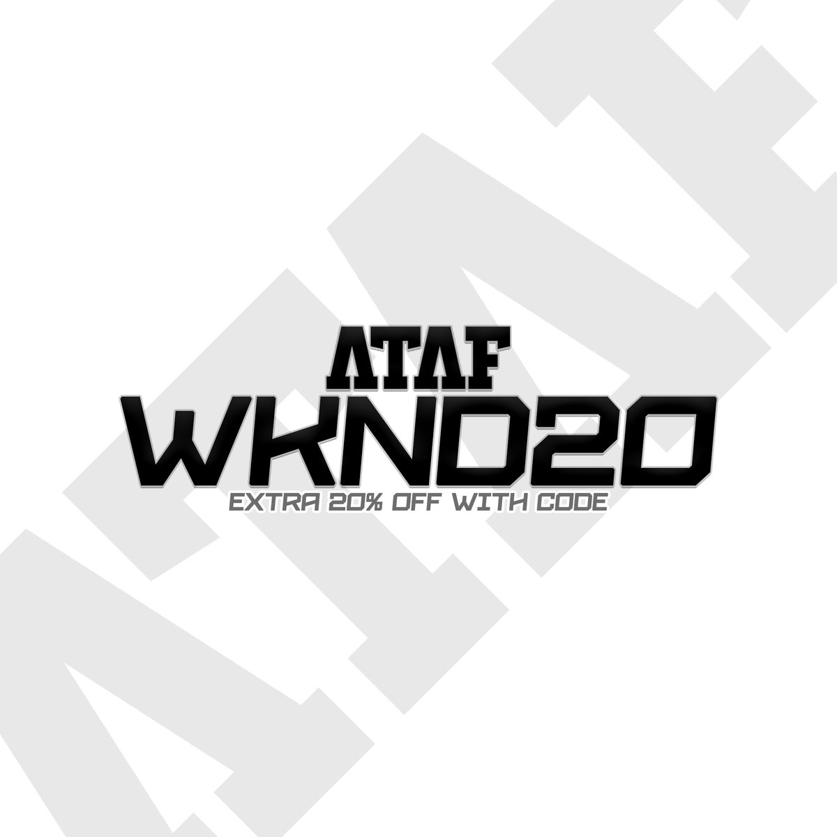 ATAF_PL's tweet photo. EXTRA -20% with code WKND20

-> https://t.co/maMxQPuXhM <-

till Monday, 12pm. https://t.co/IDnndtAMiI