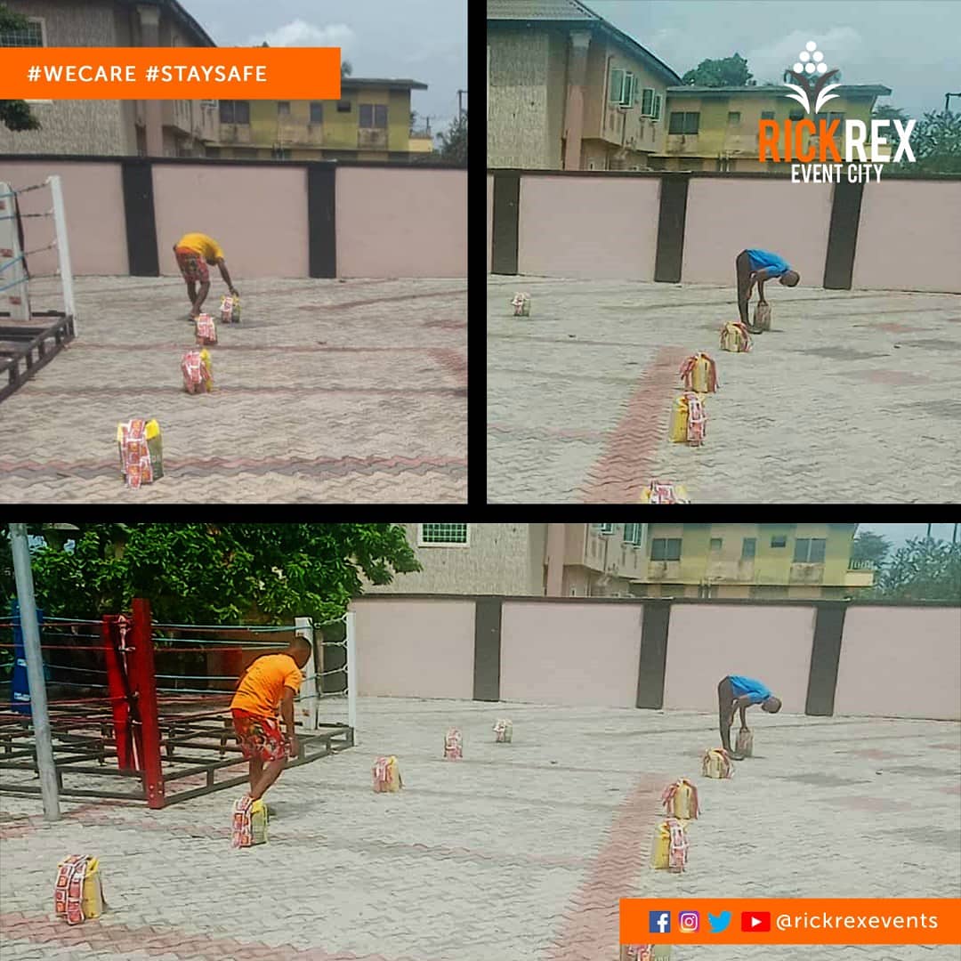 cjukaegbu's tweet photo. As part of our Corporate Social Responsibilities, Rick Rex Event City in collaboration with Philanthropist, Mr. Dave Osime distributed Food items to Mothers within our environ as our own way of cushioning the harsh effects of the COVID-19 pandemic.
#StaySafe
#RickRexEvents https://t.co/JtuCdHwcEu