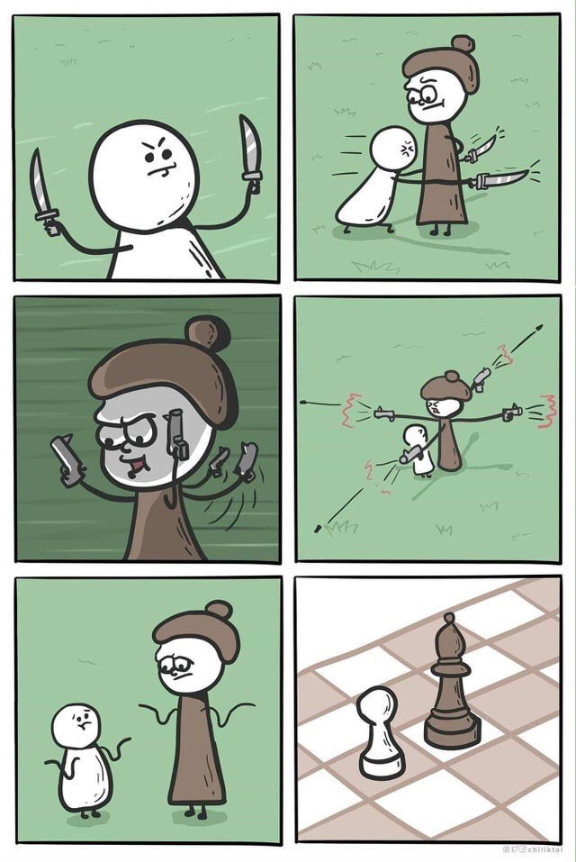 Jerelegend's tweet photo. I can’t stop laughing at this chess meme🤣🤣 https://t.co/bFVeNpUVpZ