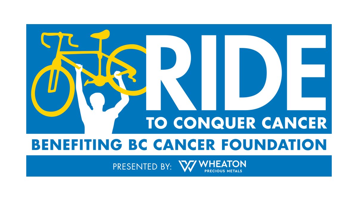 I have raised $2167 for the The Ride to Conquer Cancer® Presented by  Wheaton Precious Metals benefiting the BC Cancer Foundation towards the  goal of $2500. Support me with a donation today!, image size:1200x675