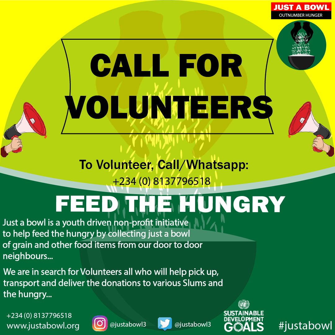 Justabowl3's tweet photo. Just a bowl is a youth driven non-profit initiative. The mission and work of just a bowl is to outnumber hunger globally by collecting donated grain and other food/items from our door to door neighbours and giving to the poor. https://t.co/tp6F6c9vTy #Justabowl3 #outnumberhunger https://t.co/g9JF2wHMov