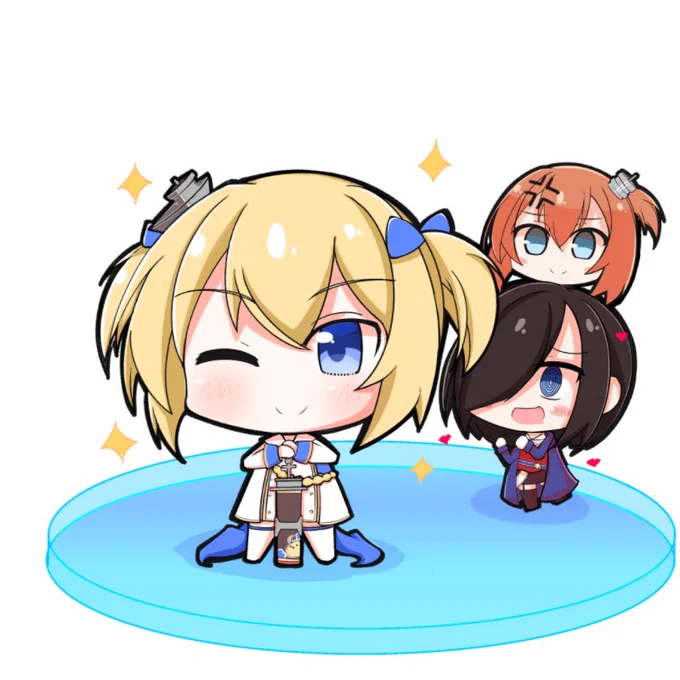 リトルレナウンと不審者と姪(違う)を見守るレパルス
#アズールレーン
#アズレン 