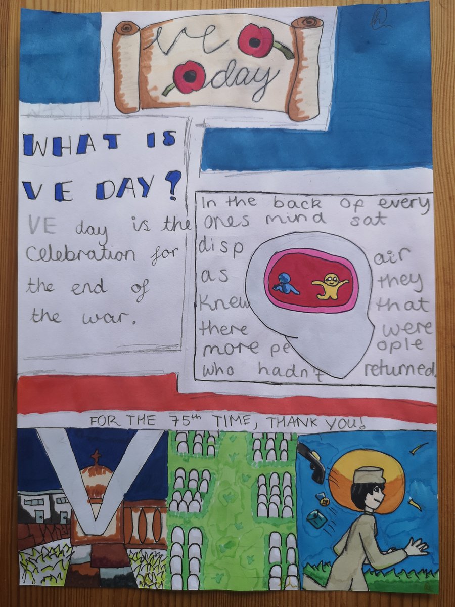 PerrymountPri's tweet photo. Helena, George and Hannah wanted to celebrate #VEDay too. Thank you for sharing. Thank you for remembering. https://t.co/tfyyUcLT6i