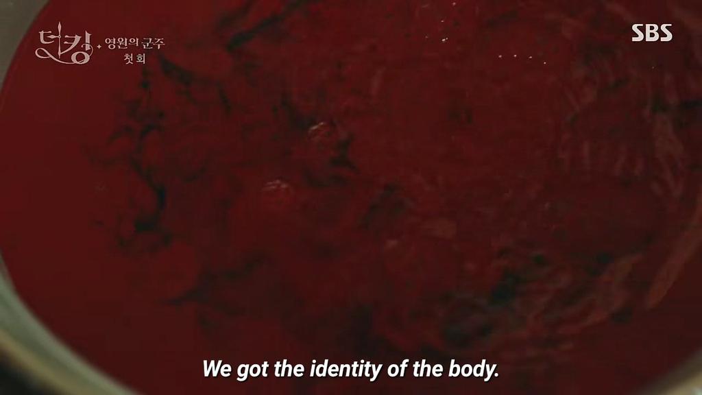 Red paints = blood of each victim