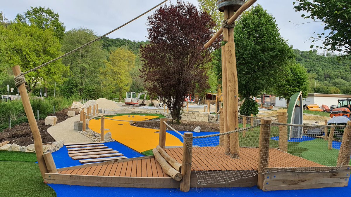 tourgreen's tweet photo. Adventure Golf Anlage am Seerestaurant Kratzmühle im Bau.... bald könnt Ihr hier brutal viel Spaß haben... https://t.co/3PCyrulifr