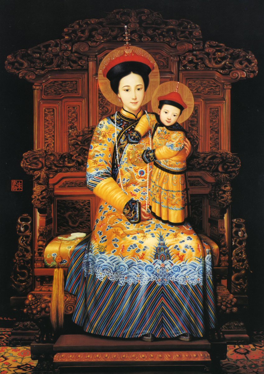 NoTrueScotist's tweet photo. Today is the feast of Our Lady of China, commemorating her apparition to Catholics at Donglü in 1900, during the Boxer Rebellion. https://t.co/wEeUcKmbID