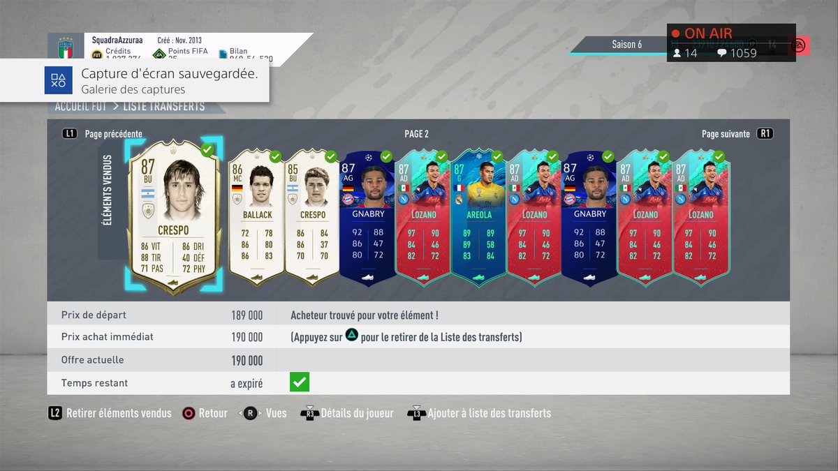 Bianconero96RZ's tweet photo. Les ventes de la soirée en #easylazy et #techicone encore un vendredi de folie
@parisjohn @Romariyo_Fifa @Dylan_AGD @hamza_95400 @Korozo25 @Johnny_skapen @Justicier2lombr @Calzo777 @El_Phenomena99 @thomasCarpediem https://t.co/s8M5LALCrI